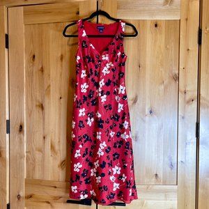 Ann Taylor Floral Silk Dress